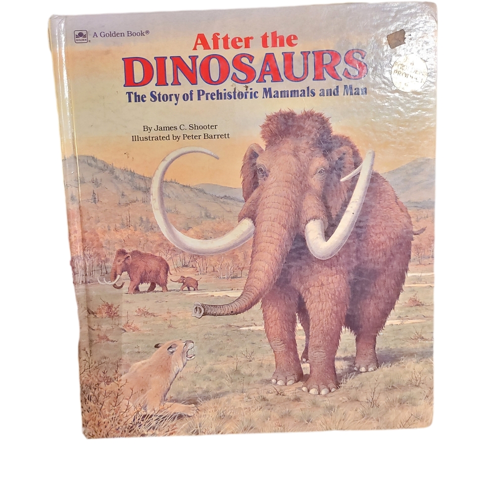 'After the Dinosaurs' Illustrated Hardcover Vintage Book 1989